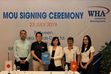 Aska Foods to set up the seafood processing factory at WHA Industrial Zone 1 - Nghe An, Vietnam