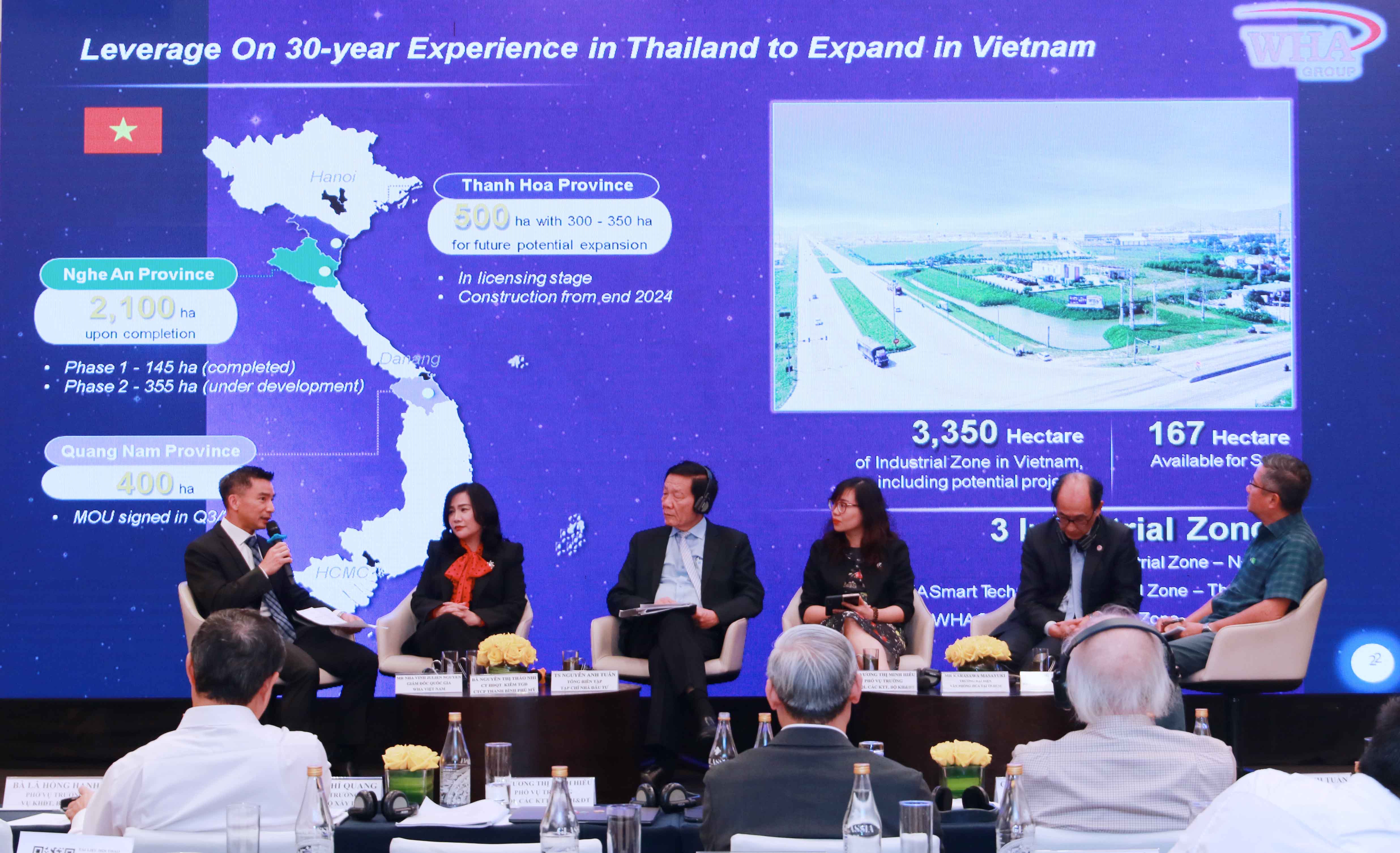 WHA group elaborates on the “Towards Green Growth” in Vietnam Industrial Forums 2023