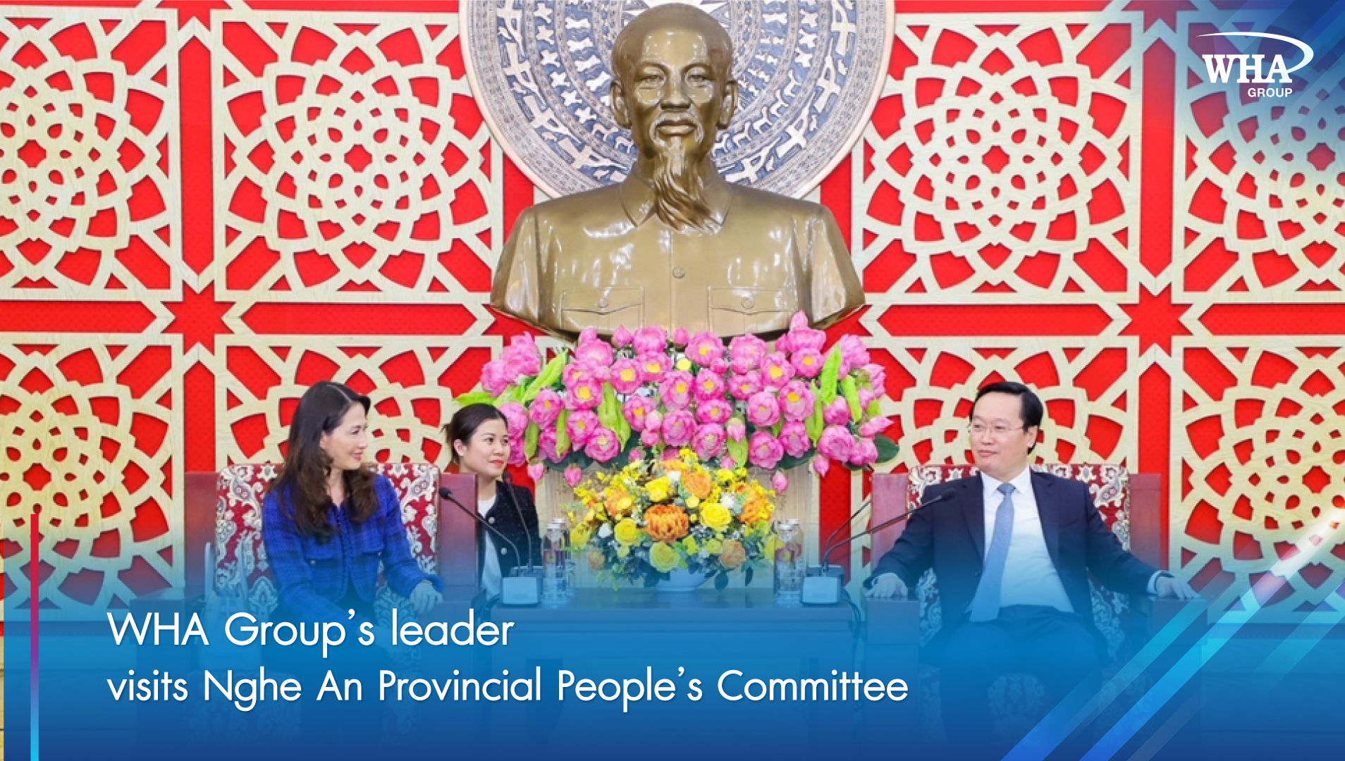 WHA Group’s leader visits Nghe An Provincial People’s Committee