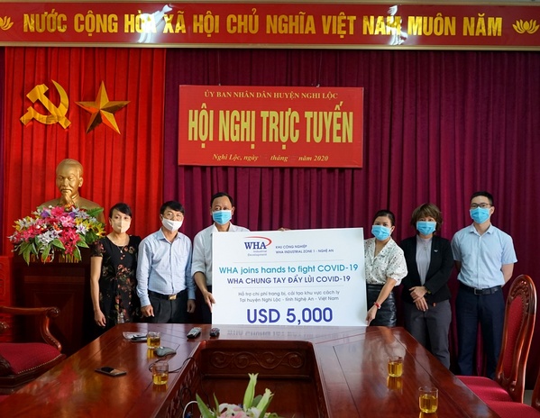 WHA Industrial Zone 1 – Nghe An Plays its Part to Fight COVID-19 Outbreak