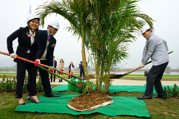 Cải tạo cảnh quan đường quốc lộ đi qua khu công nghiệp WHA Industrial Zone 1 – Nghệ An