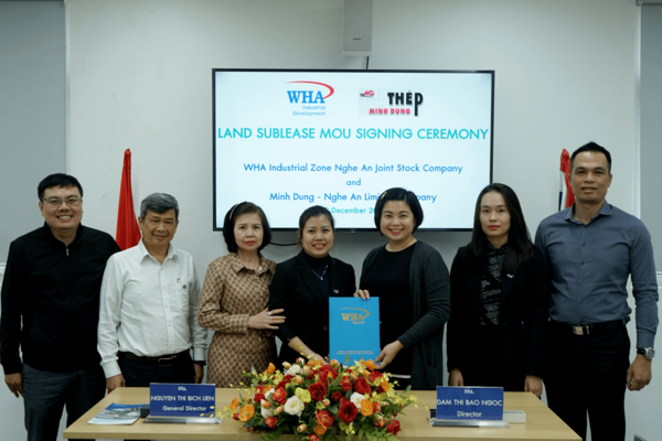 Minh Dung Steel to Set Up Production Plant in WHA Industrial Zone 1 - Nghe An