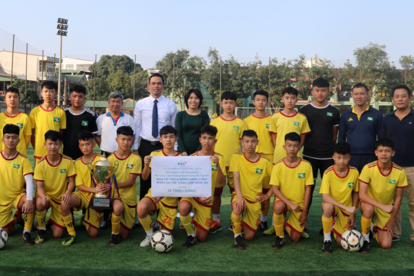 WHA hỗ trợ và đồng hành cùng Bóng đá trẻ Sông Lam Nghệ An