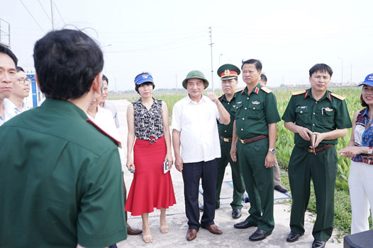 Bộ tư lệnh Quân khu 4 và Cục chính trị thăm chính thức Khu công nghiệp WHA Industrial Zone 1 - Nghệ An