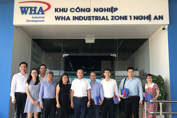 Đại sứ Việt Nam tại Liên minh Châu Âu thăm chính thức Khu công nghiệp WHA Industrial Zone 1 - Nghệ An