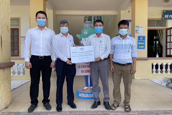 WHA Industrial Zone Nghe An supports People's Committee of Nghi Dong Commune  During the Pandemic