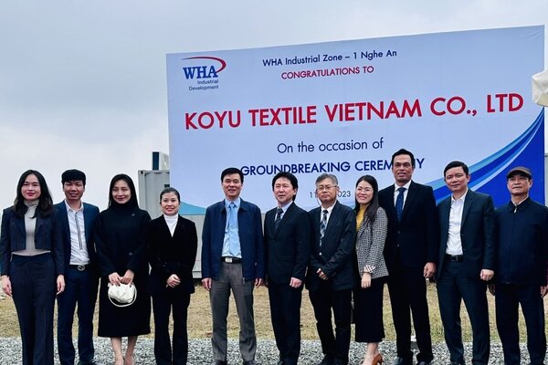 Koyu Textile Vietnam Breaks Ground For New Plant At WHA Industrial Zone 1 - Nghe An