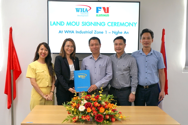 Mien Trung FV Aluminium Signs MoU for Land Sublease at WHA Industrial Zone 1 - Nghe An to Expand its Operations