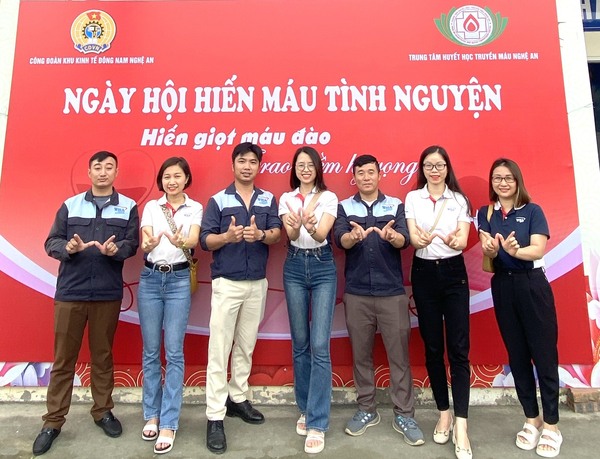 WHA Industrial Zone Nghe An JSC Joins Blood Donation Campaign at the Provincial Hematology and Blood Transfusion Center