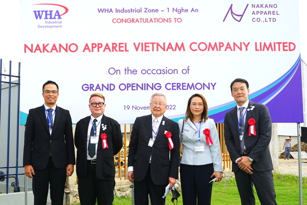 Grand Opening Ceremony for Nakano Apparel Plant  at WHA Industrial Zone 1 - Nghe An