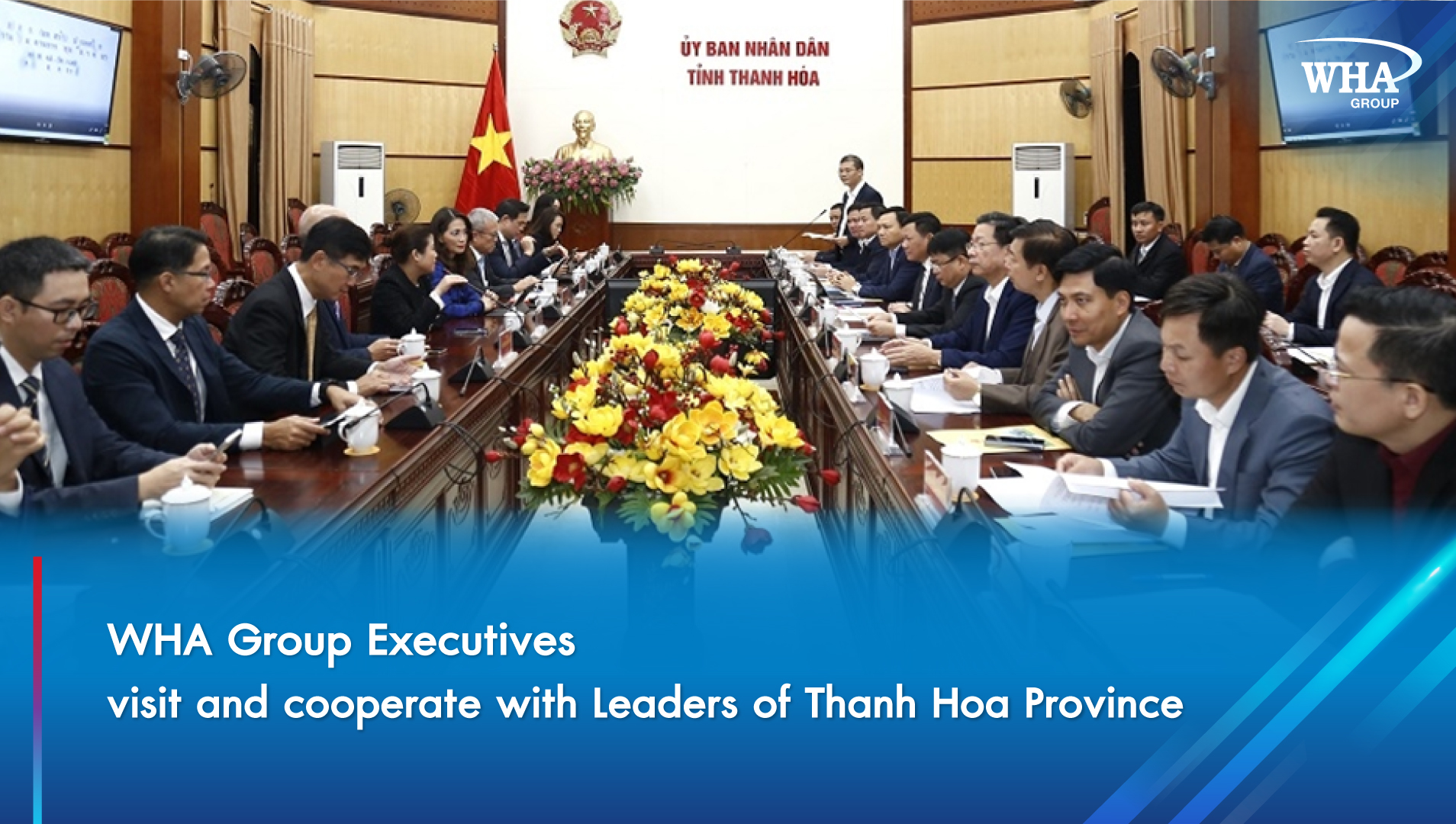 WHA Group Executives visit and cooperate with Leaders of Thanh Hoa Province