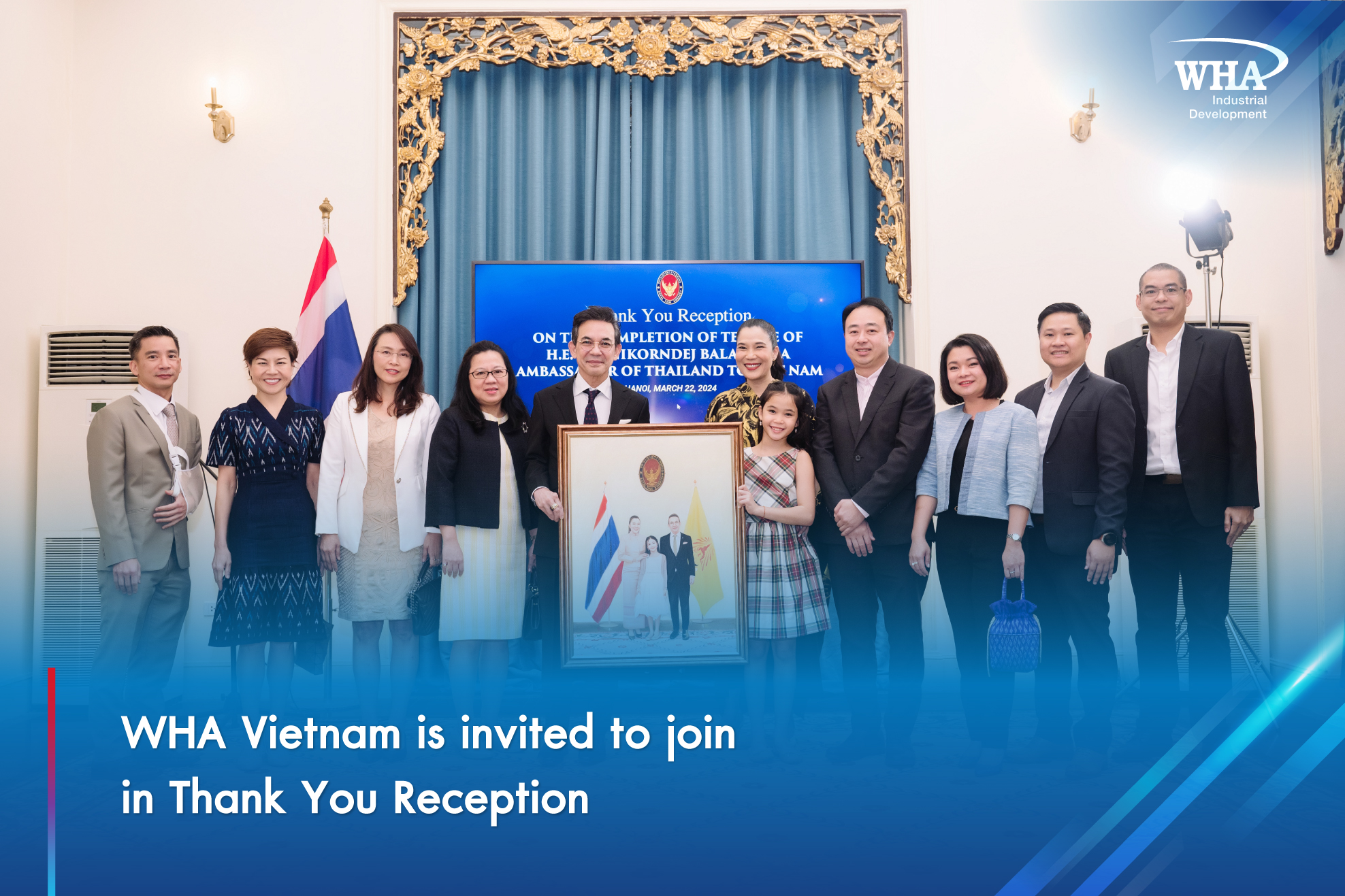 WHA Vietnam is invited to join in Thank You Reception