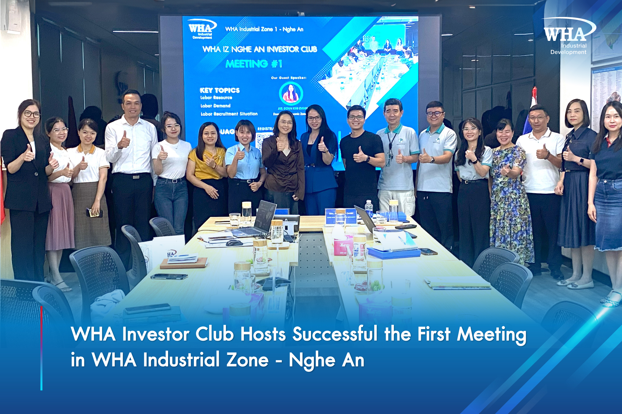 WHA Investor Club Hosts Successful the First Meeting  in WHA Industrial Zone - Nghe An