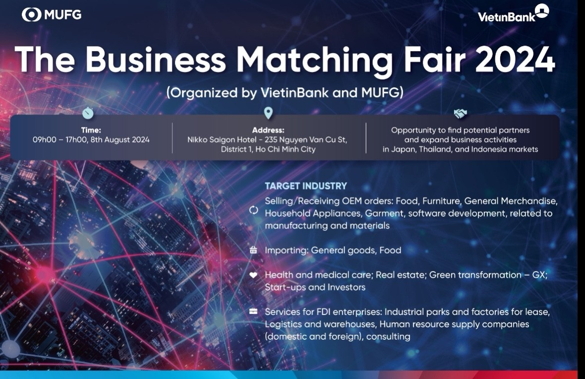 WHA Vietnam to Participate in the VietinBank Business Matching Fair 2024