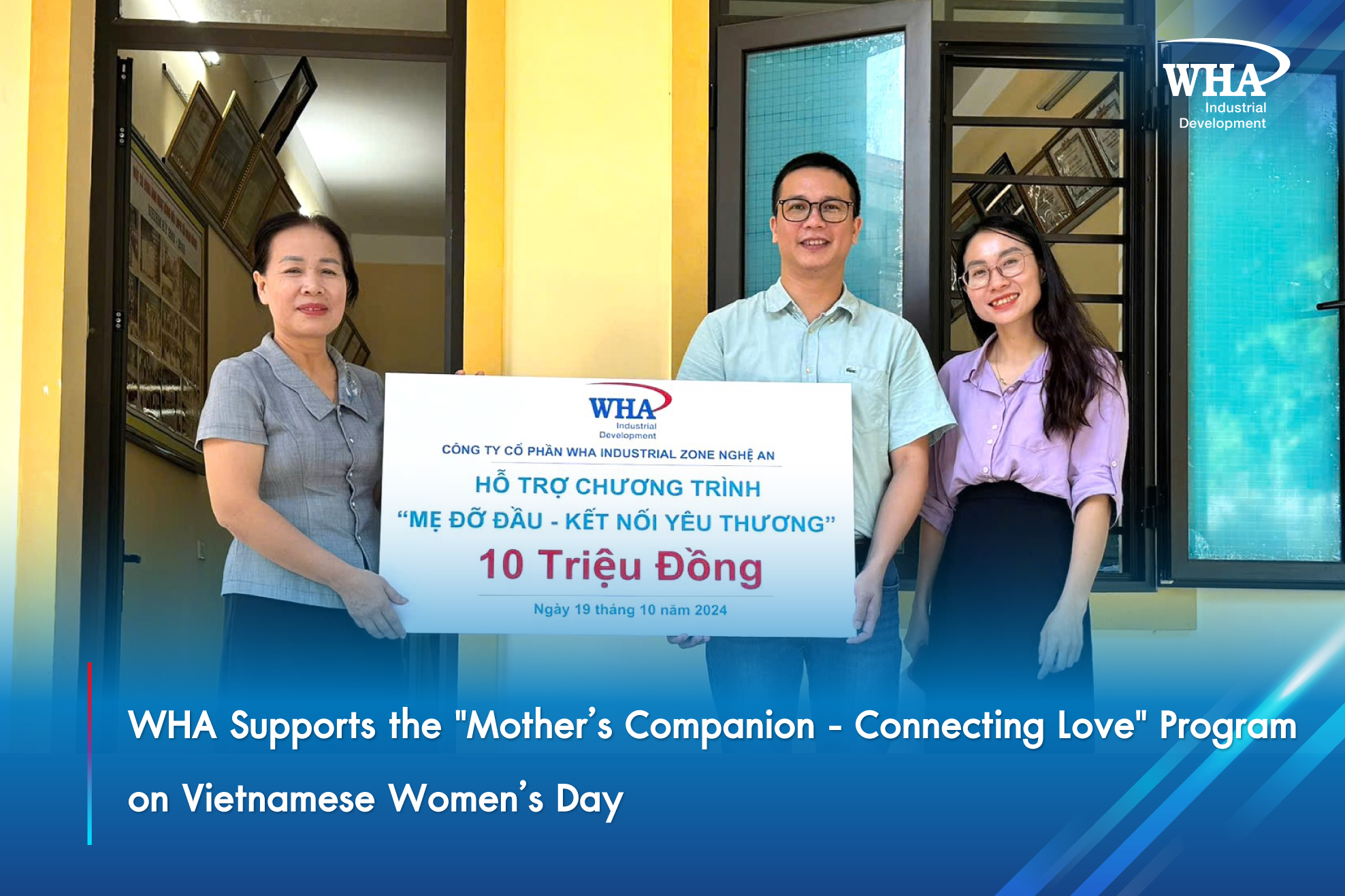 WHA Supports the ''Mother’s Companion – Connecting Love'' Program on Vietnamese Women’s Day