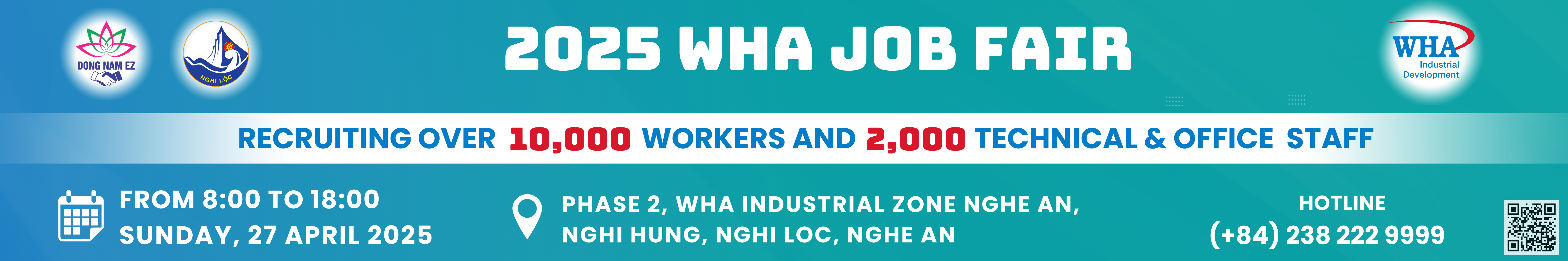 WHA Industrial Zone Nghe An to Host WHA Job Fair 2025 with Over 12,000 Employment Opportunities
