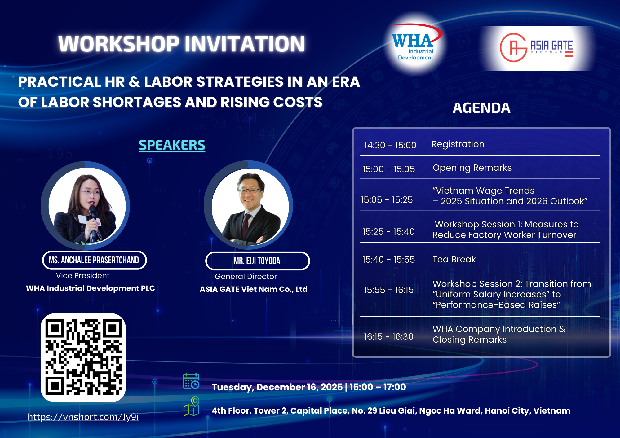 Practical HR & Labor Strategy Workshop for Japanese Manufacturing Companies – Now Open for Registration