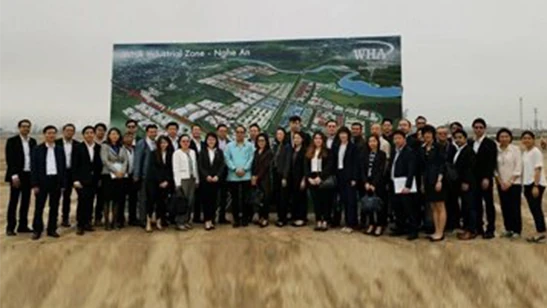 Thai Ambassador to Vietnam and BOI Representatives Lead Thai Businessmen on Visit of WHA Industrial Zone 1 - Nghe An