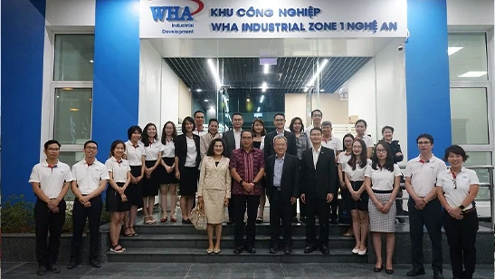 WHA Group Welcomes Thai Ambassador and his Delegation to New Office of WHA Industrial Zone 1 – Nghe An