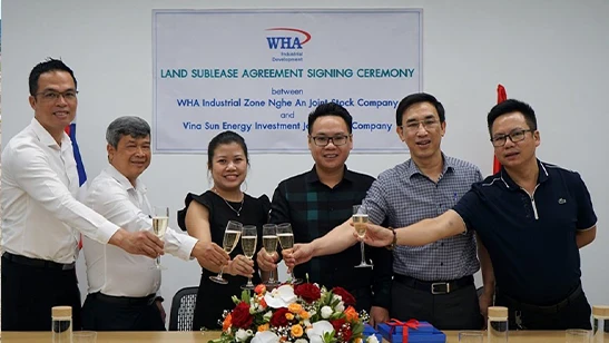 Vina Sun Energy Land Lease Deal at WHA Industrial Zone 1 - Nghe An