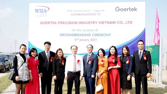 Goertek Celebrates Groundbreaking Ceremony for New Manufacturing Facility at WHA Industrial Zone 1 – Nghe An