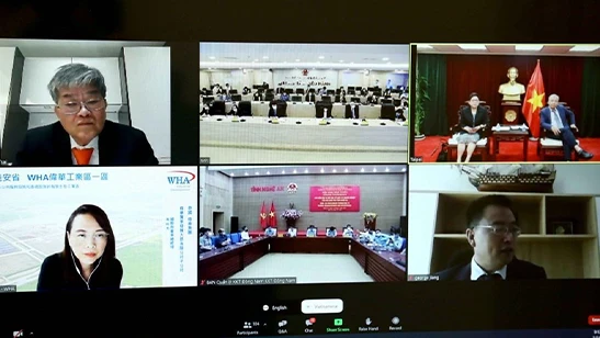 WHA Vietnam Joins Online Investment Promotion with Taiwanese Businesses