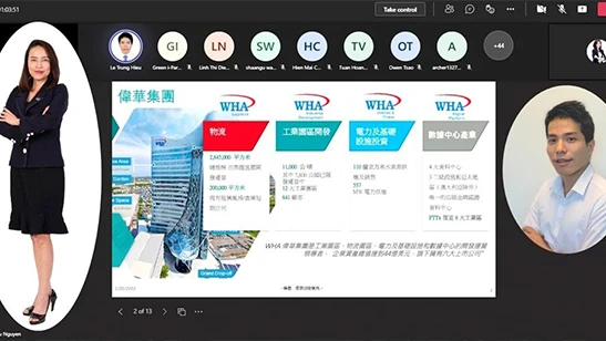 WHA Vietnam Joins Webinar with EY: Industrial Land Transaction in the Post-Pandemic era