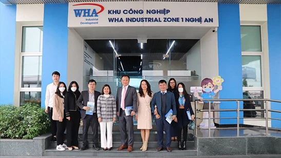 KOTRA and VIETRADE Delegates Pay Visit to WHA Industrial Zone 1 - Nghe An