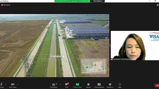 WHA Industrial Development Joins Online Seminar between Nghe An PPC and Gifu Provincial Government, Japan