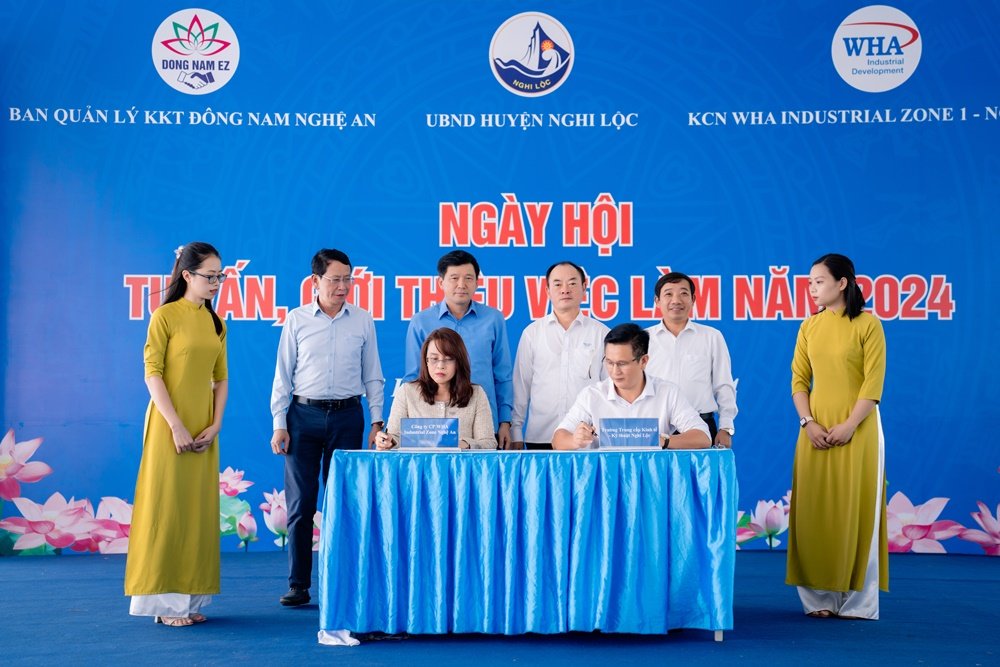 WHA Successfully Hosts 2024 Job Fair at WHA Industrial Zone 1 – Nghe An, Connecting Over 1,400 Job Seekers with Leading Enterprises