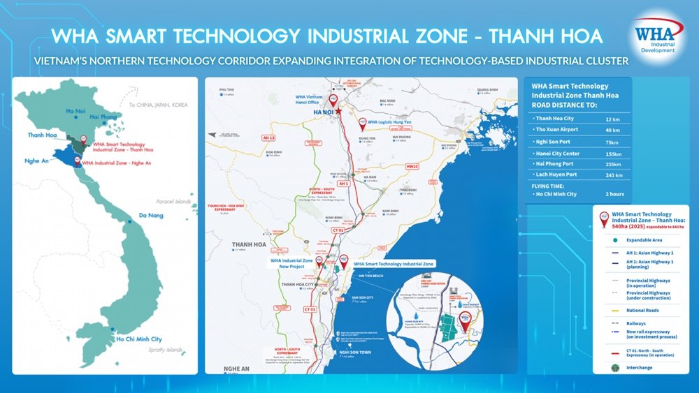 WHA Smart Technology Industrial Zone – Thanh Hoa Driving Sustainable and Innovative Industrial Development in Vietnam