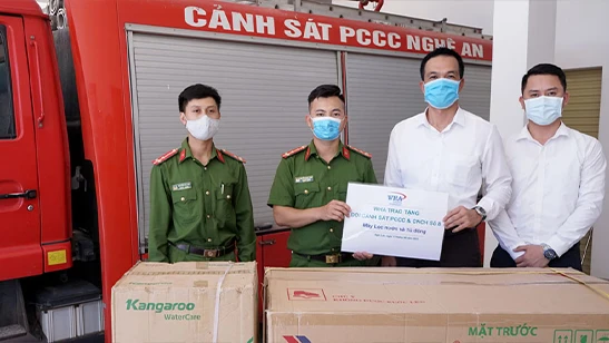 WHA lends support during Summer Season to 8th Fire and Rescue Police Team