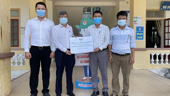 WHA Industrial Zone Nghe An supports People's Committee of Nghi Dong Commune During the Pandemic