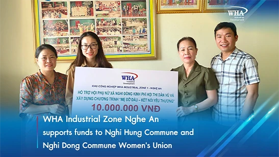 WHA Vietnam continues to carry out CSR activities in Nghi Loc district, Nghe An province