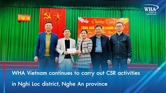 WHA Vietnam continues to carry out CSR activities in Nghi Loc district, Nghe An province
