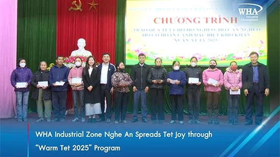 WHA Industrial Zone Nghe An Spreads Tet Joy through “Warm Tet 2025” Program