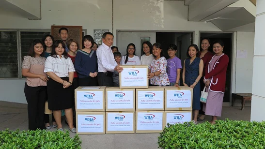 WHA Group Presents its Contribution to Holt Sahathai Foundation and Baan Nokkamin Foundation