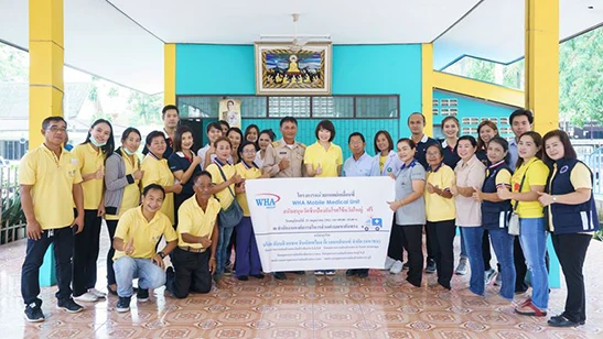 WHA Group Gives Free Flu Shots for the Elderly in Chonburi Province