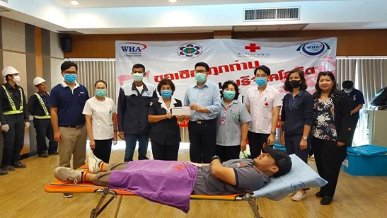 WHA Group Organizes 42nd Blood Donation Campaign with Rayong Red Cross