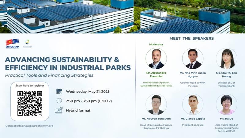 WHA Vietnam to Participate in EuroCham Webinar on Sustainable Industrial Park Development